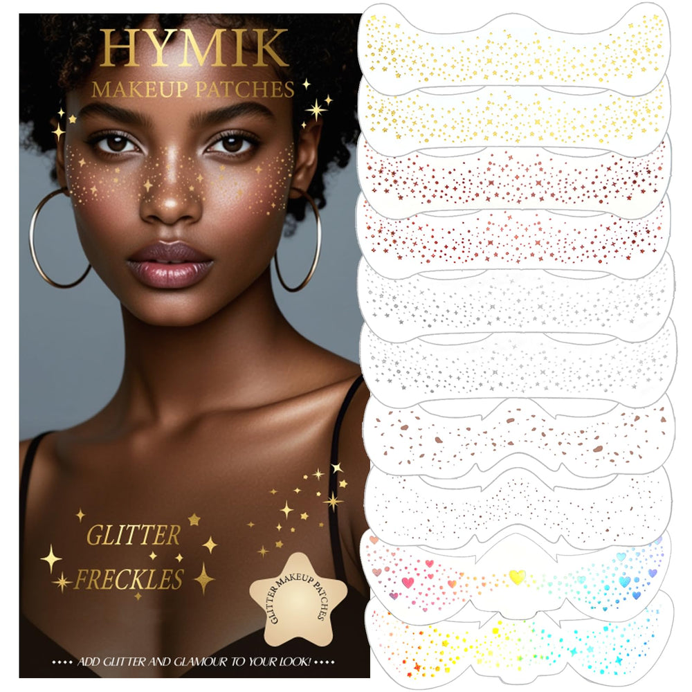 Hymik Freckles patches multichrome set for vibrant festival looks and creative placements.