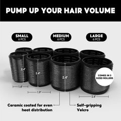 HYOUJIN 36mm roller for tight, retro curls and precise styling.