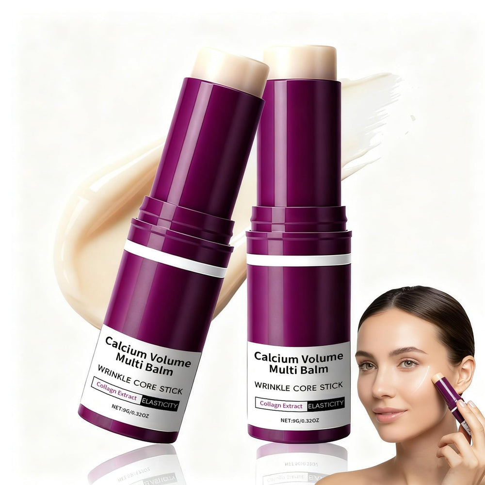 Hypoaled Cementerre Calcium Multi Balm Stick rose red close-up application for hydration