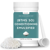 Hznxolrc BTMS 50 emulsifier packaging close-up for premium formulations.