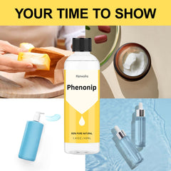 Hznxolrc Phenonip packaging with lid emphasizes safe storage and spill-free use