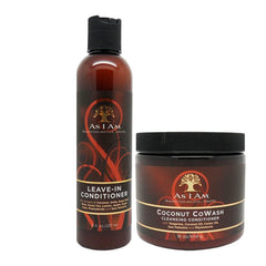 As I Am Leave-in Conditioner 8oz bottle for detangling and curl conditioning.