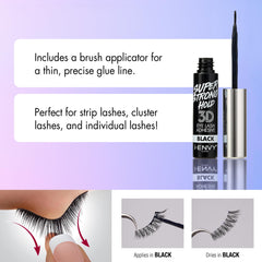 i-ENVY waterproof formula keeps lashes in place through sweat or rain