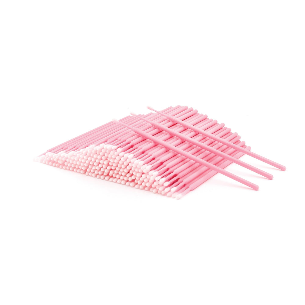 i-Laesh 200pcs medium-tip micro brushes for precise eyelash extensions application.