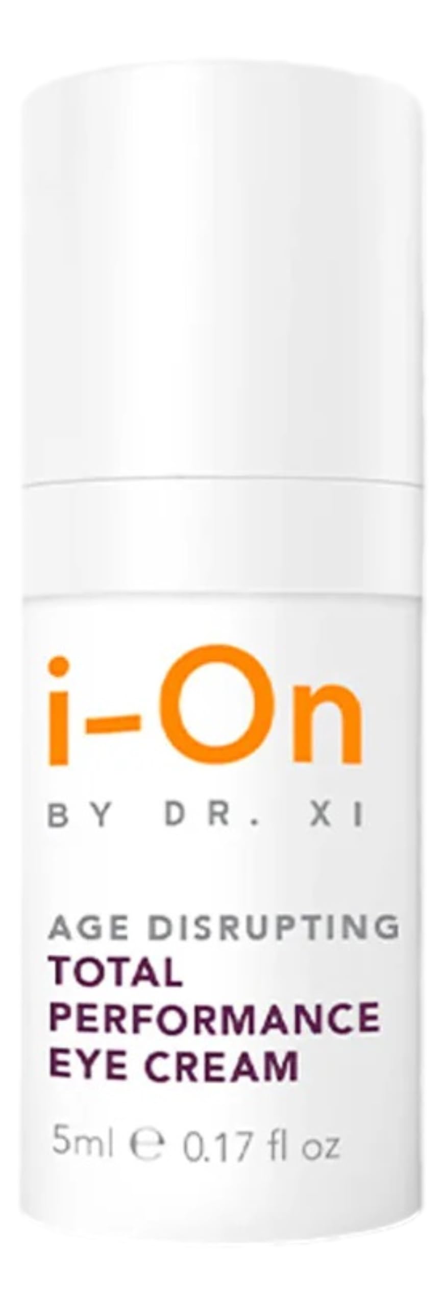 i-On Discovery Eye Cream bottle demonstrates brightening hydration for tired eyes.