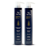 I Belli Capelli Torrano cream bottle on counter signaling smooth, frizz-free hair potential
