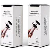 IBN G replaceable sandpaper disc 60g rough pack for at-home foot exfoliation.