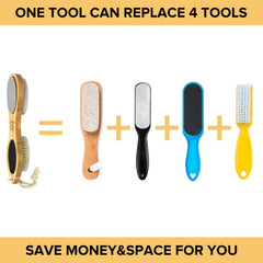ICANdOIT boar bristle cleaning brush for debris removal