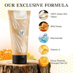 ICIKOL Honey and Vitamin C balm nourishing dry skin.