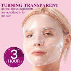 ICIKOL overnight collagen mask on face demonstrates luxurious hydration and glow