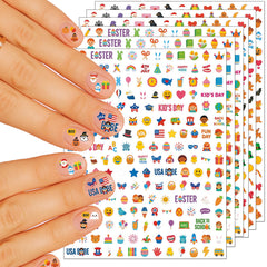 IDDFEVE mini nail stickers Halloween designs for kids’ nails and party play