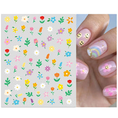 IDDFEVE nail stickers kids leaves: fresh nature-inspired decor for cute, easy nail art.