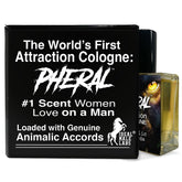 Ideal Male Labs Pheral bottle front view for confident evening wear