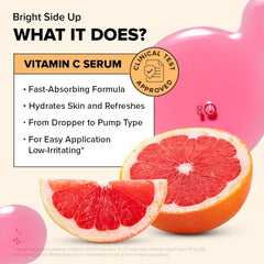 I DEW CARE serum with 7% vitamin C for brightening potential.