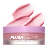 I DEW CARE Plush Party overnight lip mask jar for hydrated lips