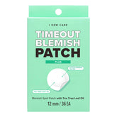I DEW CARE Timeout Blemish Plus patch on skin absorbs impurities.