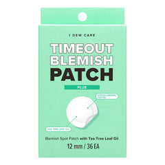 I DEW CARE Timeout Blemish Plus patch on skin absorbs impurities.