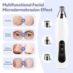 IeBilif 7-suction levels enable customizable facial exfoliation and gentle cleansing.