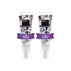 IGK Expensive Clear Gloss Top Coat bottle pour for high-gloss shine and color protection