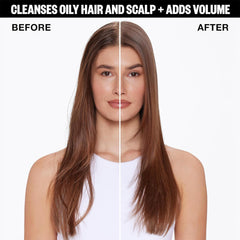 IGK First Class Charcoal Detox Dry Shampoo adds volume and texture for lift and style.