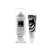 IGK GOOD BEHAVIOR smoothing spray bottle showing keratin-like smoothing and frizz control.