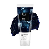 IGK Moon Dance color depositing mask bottle displays midnight blue tint for color refresh.