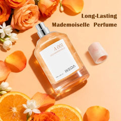 Ikeda Style-Life bottle with orange bergamot cap highlighting bright top notes