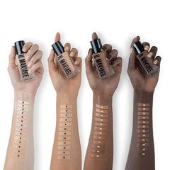 Il Makiage Woke Up Like This Foundation 130 swatch texture highlighting buildable medium-to-high coverage.