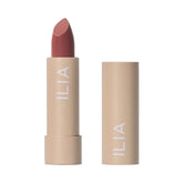 ILIA Color Block Lipstick Wild Rose with full-coverage, creamy finish for bold lips