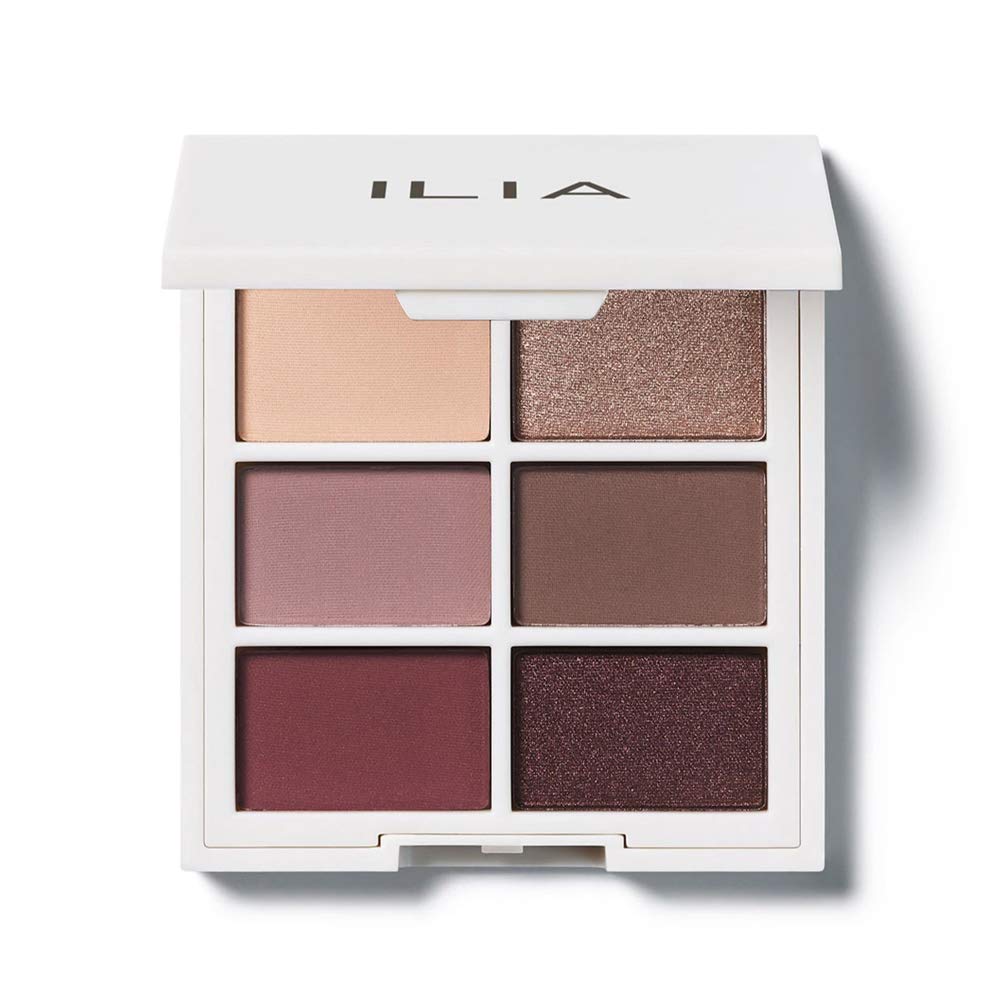 ILIA Necessary Eyeshadow palette front view showing six pigment-rich shades for versatile looks.