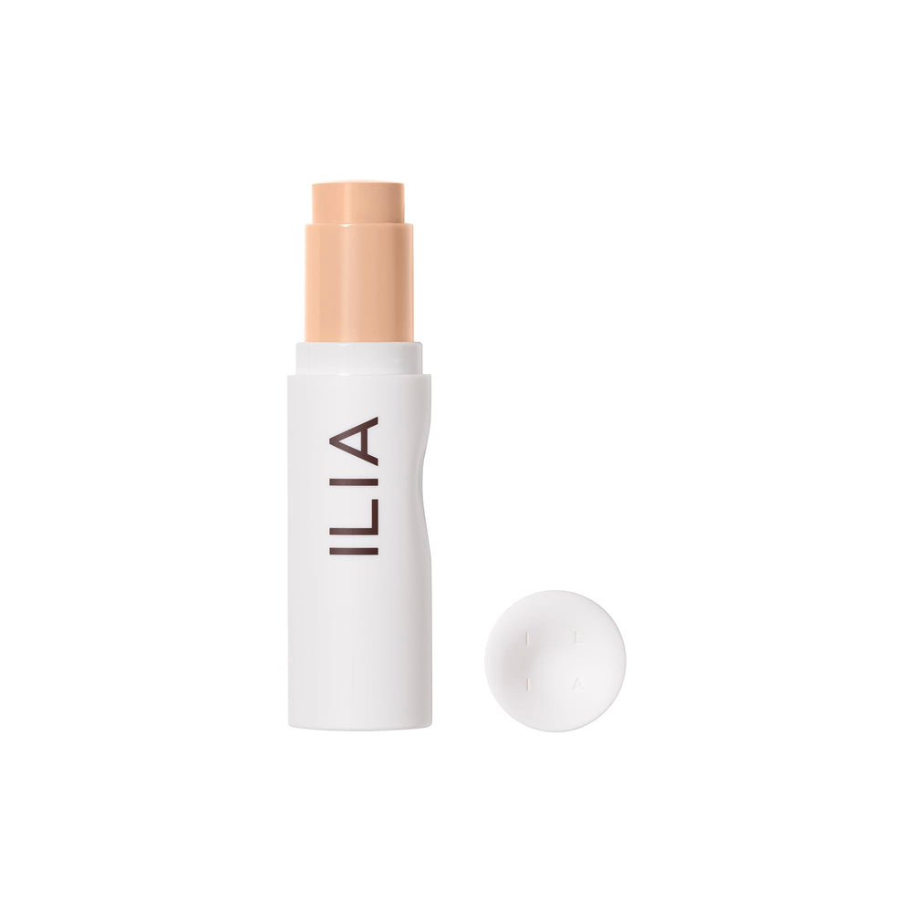 ILIA Skin Rewind Complexion Stick 11W Willow packaging shows portable touch-up design.
