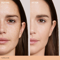 ILIA Skin Rewind texture close-up showing weightless blendable finish