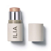 ILIA Stella by Starlight Multi-Stick application close-up for lips and cheeks glow