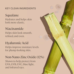 ILIA Super Serum Skin Tint being blended on skin for even tone