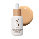 ILIA Super Serum Skin Tint SPF 40 bottle closeup with mineral protection