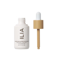 ILIA Super Serum Skin Tint pump for easy, mess-free application