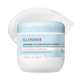 Illiyoon Ceramide Ato Concentrate Cream packaging emphasizing gentle, everyday hydration