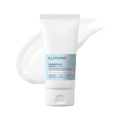 Illiyoon Ceramide Ato Lotion bottle front, ideal daily hydration for sensitive skin.