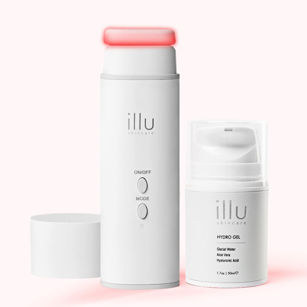 illu skincare illu facial toning device front view for at-home contouring