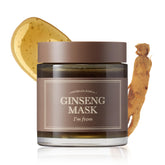 I'm From Ginseng Mask packaging with a 120g jar for home use.