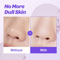 I'M MEME Compact purple cotton tone control pact puff usage shows oil control.