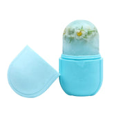 IMEASY ice roller for face in use, providing a cooling massage to refresh the skin.
