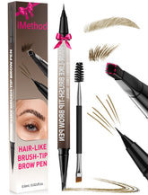 iMethod Eyebrow Pen light brown close-up for natural, defined brows.