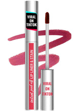 iMethod Lip Stain bottle close-up showing rich mauve pigment and lasting color.