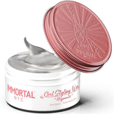 Immortal NYC Hypnotic packaging showing the all-natural gel-wax formula