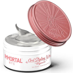 Immortal NYC Hypnotic packaging showing the all-natural gel-wax formula