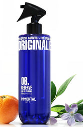 Immortal NYC Reserve 06 bottle spray for everyday refreshment after shaving.