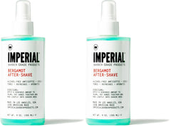 Imperial Bergamot after-shave bottle, 9 oz, alcohol-free for post-shave refresh.