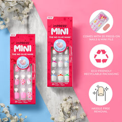 imPRESS six jeweled accent nails add sparkle for creative, kid-friendly nail designs