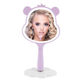 Impressions Vanity Care Bears Share Bear LED mirror front view with bright desk lighting